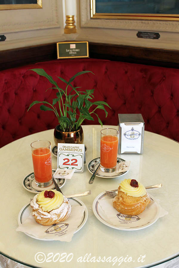 GRAN CAFFÈ GAMBRINUS E LA SUA RICETTA DELLE ZEPPOLE DI SAN GIUSEPPE